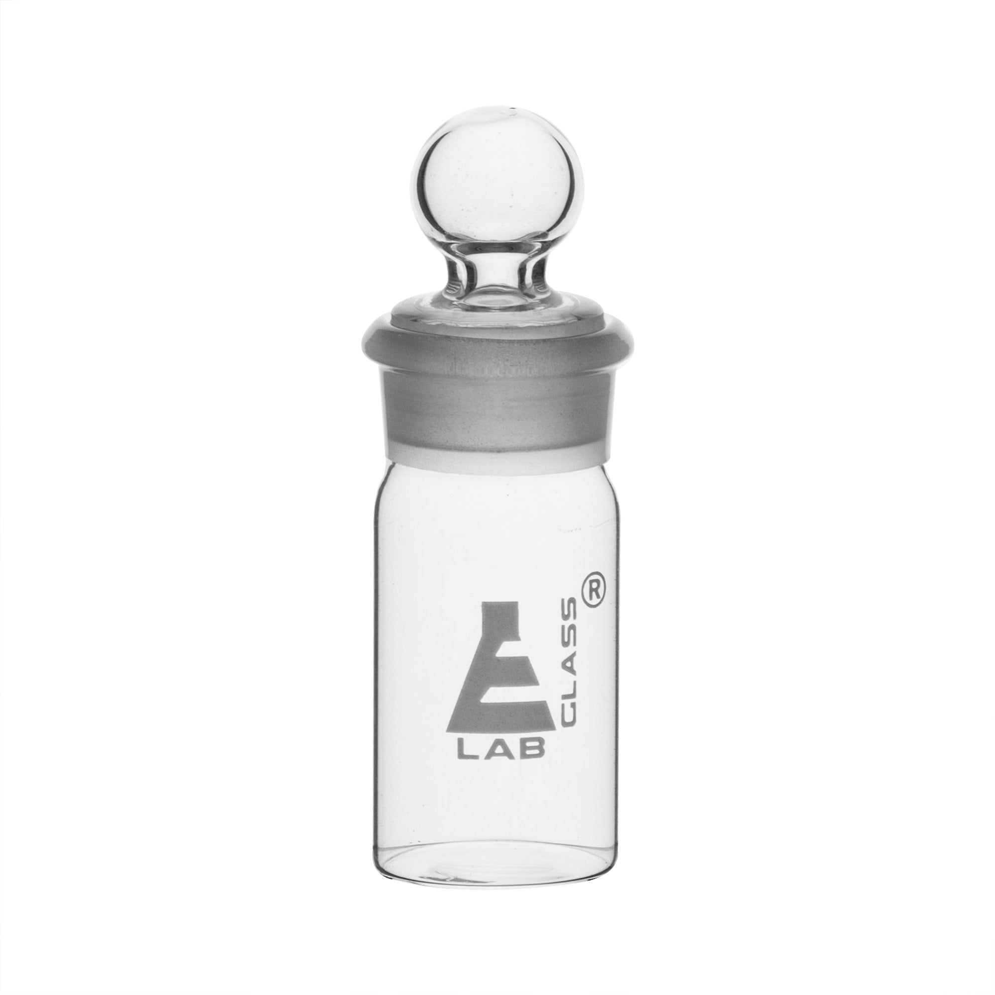 Borosilicate Weighing Bottle with Glass Stopper, 25 ml, Tall Form, Autoclavable