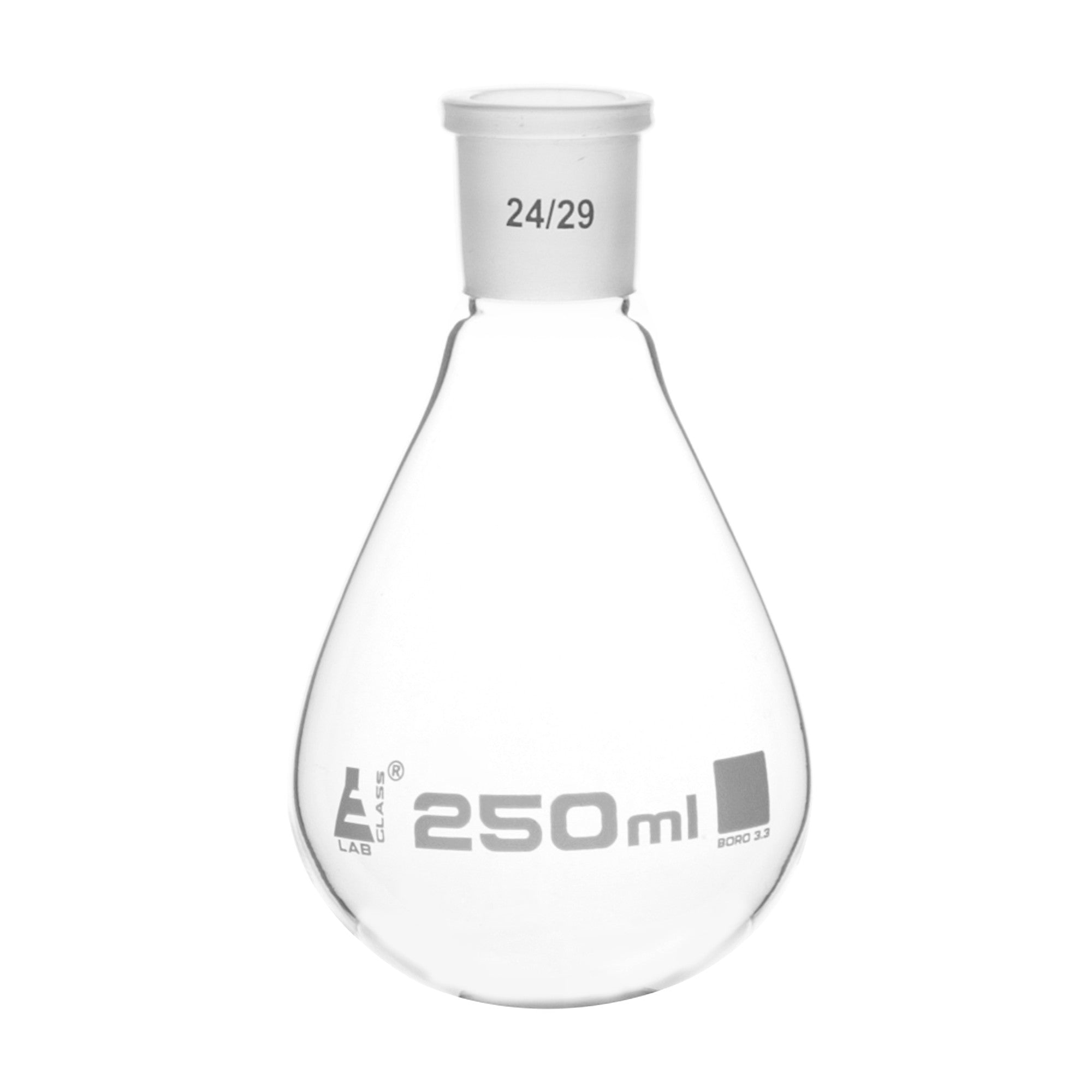 Borosilicate Evaporating Flask with Standard Ground Joint (24/29), 250 ml, Autoclavable