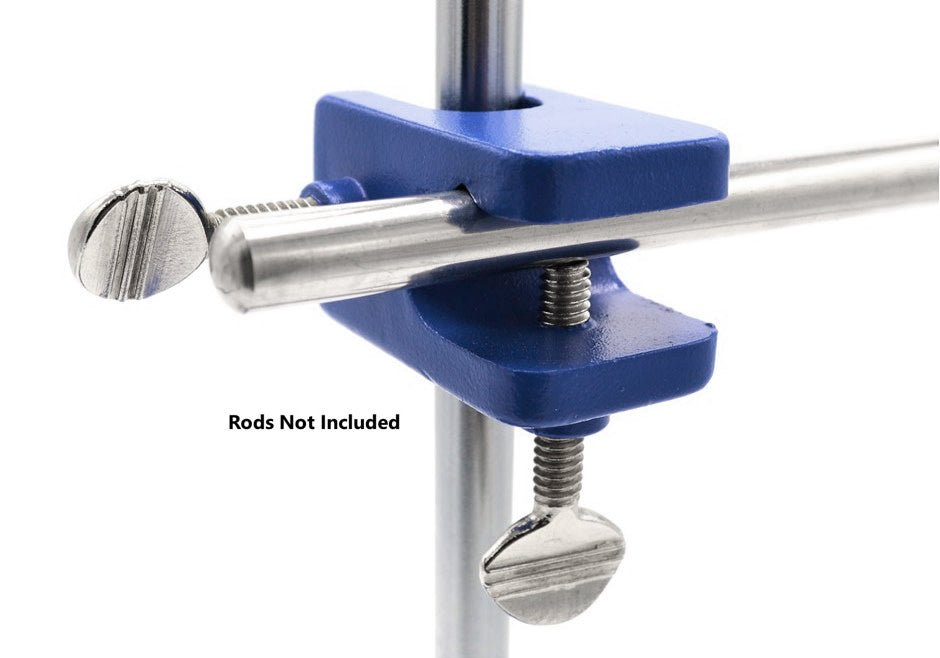 Square Boss Head Clamp Holder for Rods up to 9/16" (15 mm) in diameter
